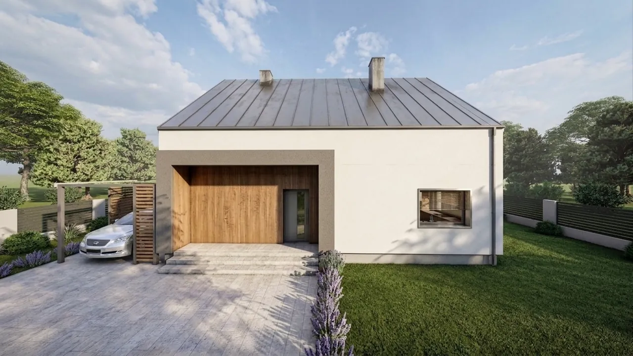 Front domu – Projekt 02